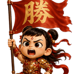 Big Stickers: Nezha Praise Squad
