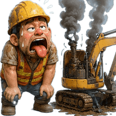 Big Stickers: Excavator & Crane Slang
