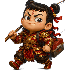 Big Stickers: Nezha Fishing Slang
