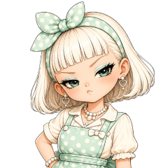 Chibi Doll Mint  Housewife Daily Life
