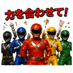 Cute Colorful Hero Stickers