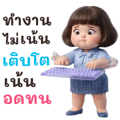 chubby- ทำงานไม่เน้นเติบโต เน้นอดทน