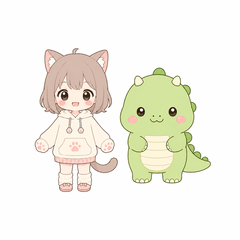 Nyan & Munyu: Cute Daily Stickers