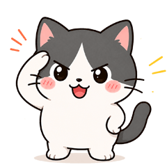 Cute Hachiware Cat Everyday Stickers