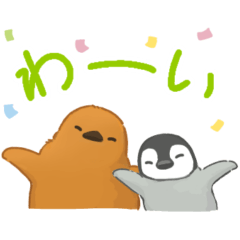 Penguins everywhere sticker
