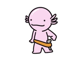 Heart Shower Axolotl 2