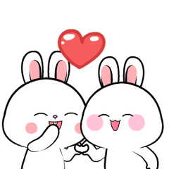 Funny Rabbit 9 : Pop-up stickers