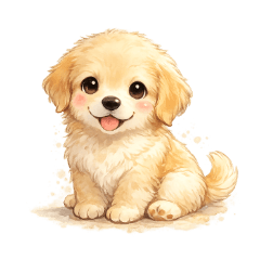 Golden Retriever everyday stamps