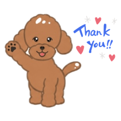 asas poodle stamp