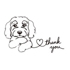One-Line Dog Stickers