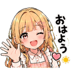 Apron Girl Daily Stickers