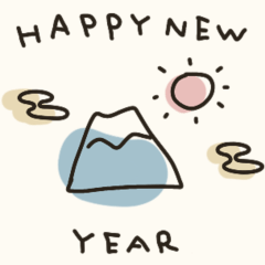 可愛的新年卡片SA