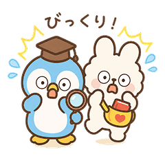 ことっぴ＆ぺんたんの日常スタンプ