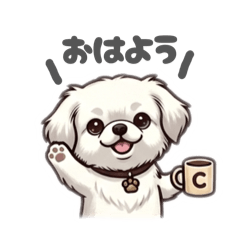 Chihuahua and a Pekingese sticker
