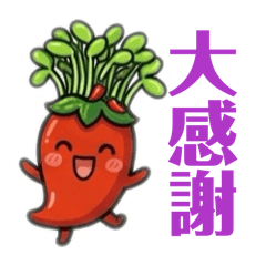 豆苖小紅椒