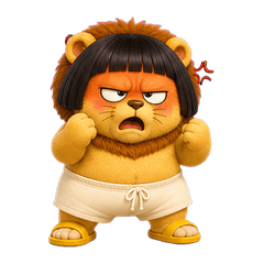 齊瀏海小獅子(No text)