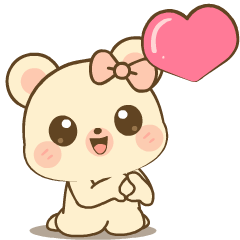Mini Bear 3 : Effect stickers
