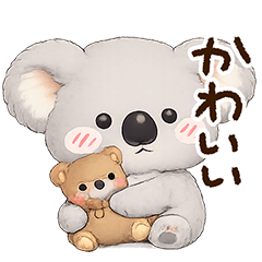 Sticker of Cute Koala