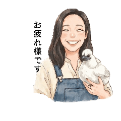 Eco-friendly life with chickens