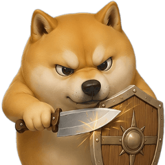 Big Stickers: Dog Knife & Shield Slang
