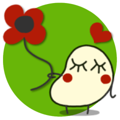 Something cute sticker! Isn't this cute?