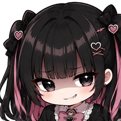 Slightly Sassy Jirai Kei Girl Stickers