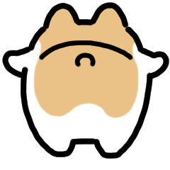 Corgi dancing anime Sticker