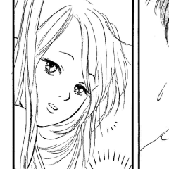 Girl's manga Sticker