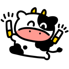 fine cows sticker