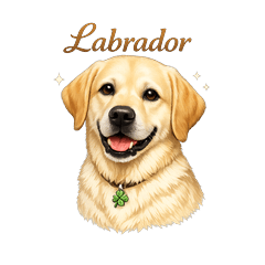 Lucky Labrador Daily Stickers