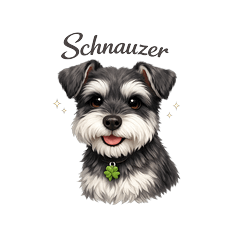 Lucky Schnauzer Daily Stickers