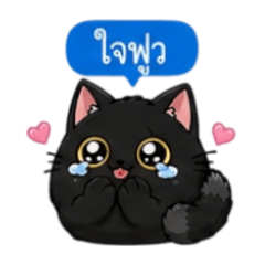 Chubby chub black cat v.4