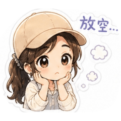 圓圓水豚君草尼馬表情貼
