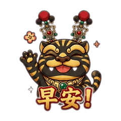 金虎爺ai貼圖