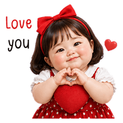 Red Bow Chubby Girl(EN)