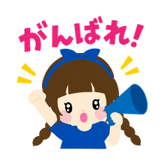 Cute Soccer Cheer Girl 01
