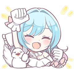Claris Hanemai LINE Stickers