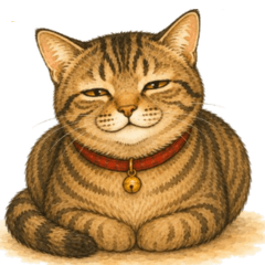 Gentle Everyday Life of a Tabby Cat