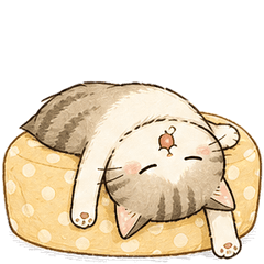 Adorable sleeping cat (cute and poses)
