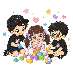 the three siblings