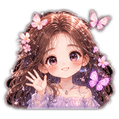 蝶甜萌日常女孩
