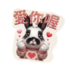 兔子 鬍鬚貼圖語錄