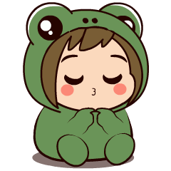 Froggy Girl 5 : Effect stickers