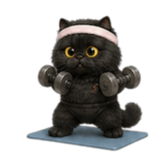 Black Cat so cuteee