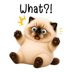 Chubby Blue Eyed Cat(EN)
