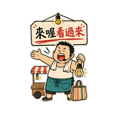 夜市地攤老闆