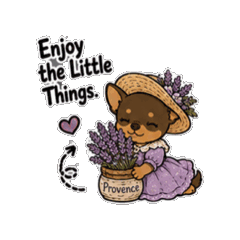 Animated Mini Pin: Lavender Dreams