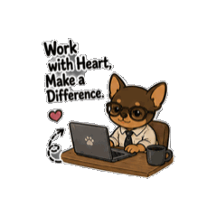 Animated Mini Pin: Office Life Hustle