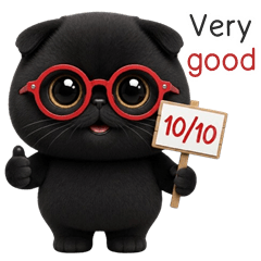 Cheeky Black Cat (ENG)