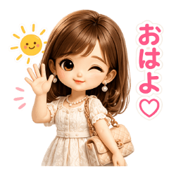 Elegant ALOHA Mama Daily Stickers